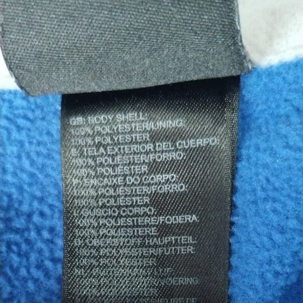 The North Face Windwall Blue Boys Jacket with Lime Accents (14-16) - Picture 11 of 12